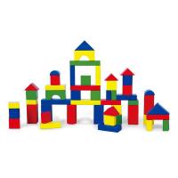 Дерев'яні кубики Viga Toys Барвисті блоки 50 шт., 3,5 см (59542) - LogicHub