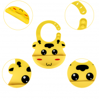 Слюнявчик силиконовый Zupo Crafts желтый - LogicHub
