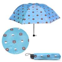 Зонтик складной "Мишутки", голубой - LogicHub